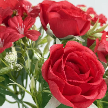 Bouquet bunga BKT 1012 RIN Bunga Mawar Rose Artifisial Dekorasi Hiasan Seserahan Buket Palsu