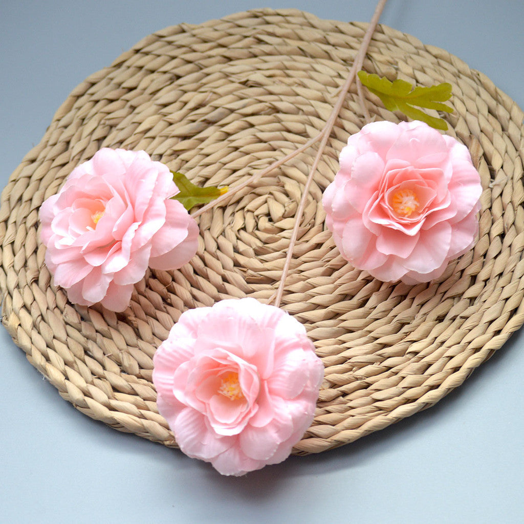 C18 ULU-ULU Artificial Bunga Mawar Panjang 65cm Diameter 10cm Palsu Plastik Buatan Imitasi Hias Dekor Buket Bouquet Rumah Pesta/Bunga Hias
