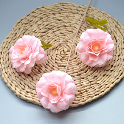 C18 ULU-ULU Artificial Bunga Mawar Panjang 65cm Diameter 10cm Palsu Plastik Buatan Imitasi Hias Dekor Buket Bouquet Rumah Pesta/Bunga Hias