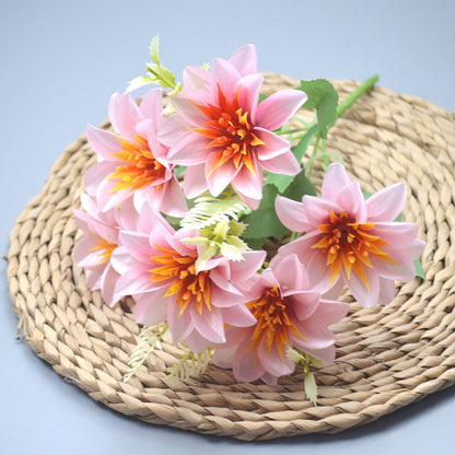 Bouquet bunga P112 SAYA Krisan Matahari Artifisial Dekorasi Hiasan Seserahan Buket Palsu
