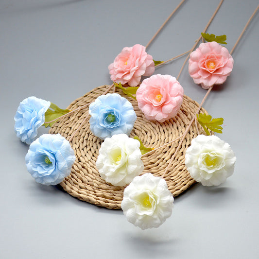 C18 ULU-ULU Artificial Bunga Mawar Panjang 65cm Diameter 10cm Palsu Plastik Buatan Imitasi Hias Dekor Buket Bouquet Rumah Pesta/Bunga Hias
