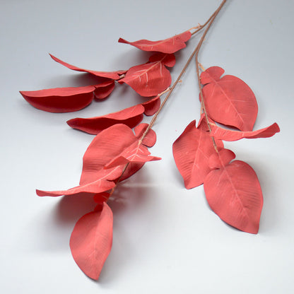 C19 DAWUN  3 Cabang 95cm Artificial Daun Sleeve Leaves 16cm x 9cm Palsu Plastik Buatan Imitasi Hias Dekor Buket Bouquet Rumah Pesta/Bunga Hias