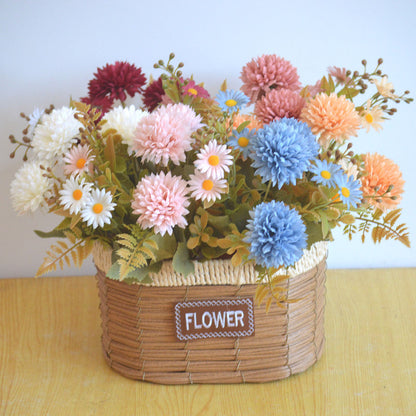 Bouquet bunga P114 GUGU Krisan Musik Gugur Artifisial Dekorasi Hiasan Seserahan Buket Palsu