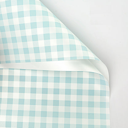 FL37 KOTAK KOTAK Kertas Bunga Paper Buket Motif Summer Plaid Kotak Kado Florist Cellophane