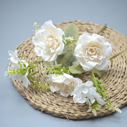 Bouquet bunga P120 AIYU Mawar Artifisial Dekorasi Hiasan Seserahan Buket Palsu