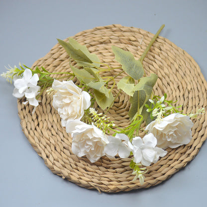 Bouquet bunga P120 AIYU Mawar Artifisial Dekorasi Hiasan Seserahan Buket Palsu