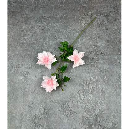 C45 CLEMATIS x3 Bunga Kerisih 3D Printed 75CM Diameter 12cm ARTIFICIAL DEKORASI HIAS RUANGAN RUMAH KANTOR STUDIO