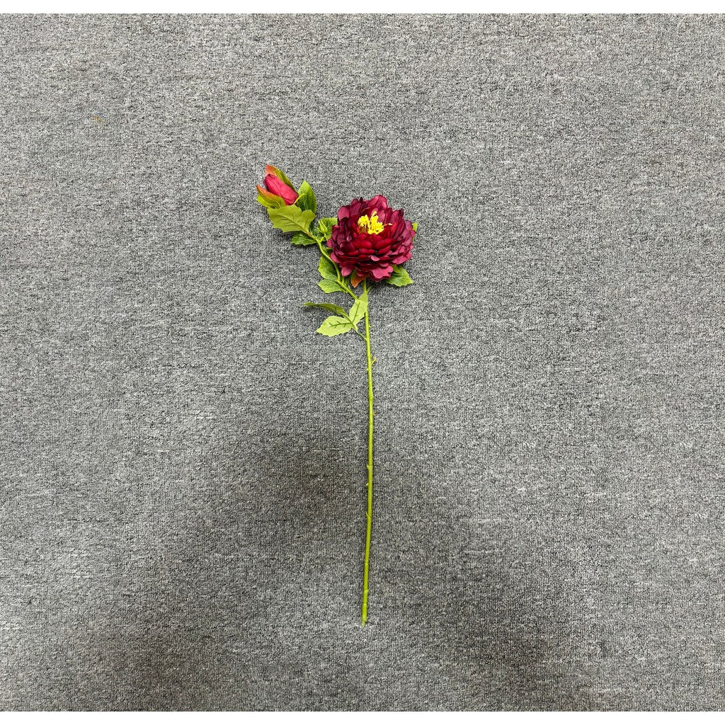 C48 JOANA (x2) Bunga Peony Kain Sutra 60CM ARTIFICIAL BUNGA DEKORASI HIAS RUANGAN RUMAH KANTOR STUDIO