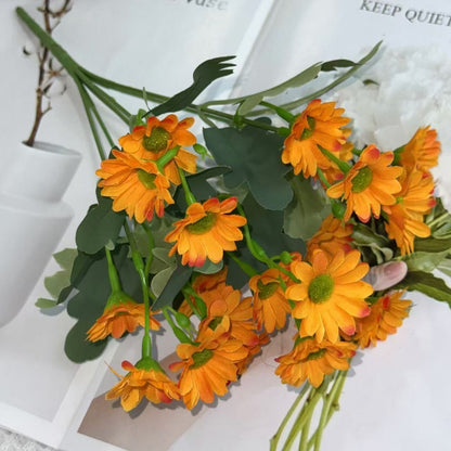 Bouquet bunga BKT 1015 HAYE Bunga Krisan Artifisial Dekorasi Hiasan Seserahan Buket Palsu