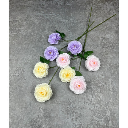 C42 DEW x3 BUNGA Peony 65CM Diameter 9cm ARTIFICIAL DEKORASI HIAS RUANGAN RUMAH KANTOR STUDIO