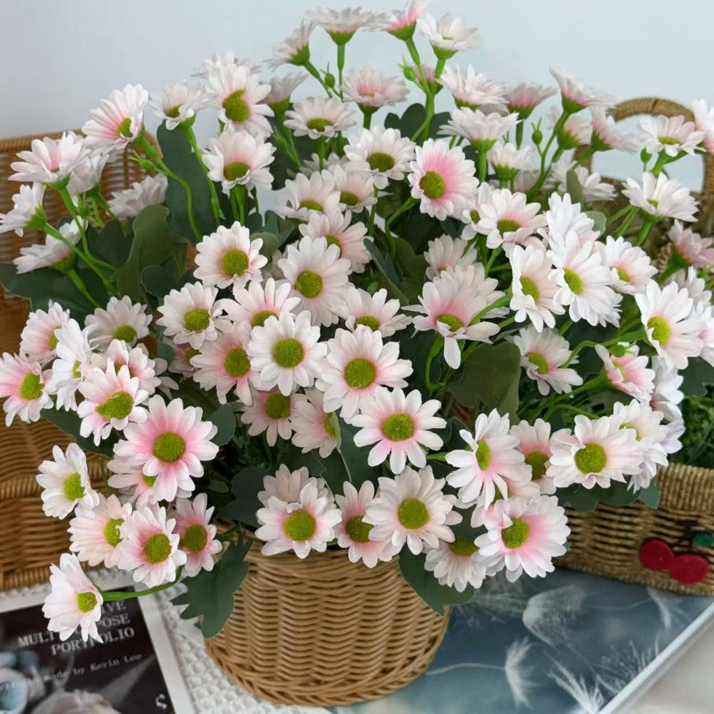 Bouquet bunga BKT 1015 HAYE Bunga Krisan Artifisial Dekorasi Hiasan Seserahan Buket Palsu