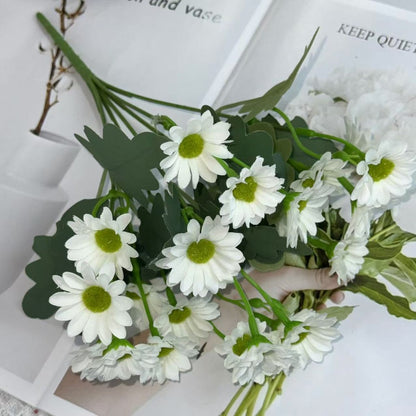 Bouquet bunga BKT 1015 HAYE Bunga Krisan Artifisial Dekorasi Hiasan Seserahan Buket Palsu