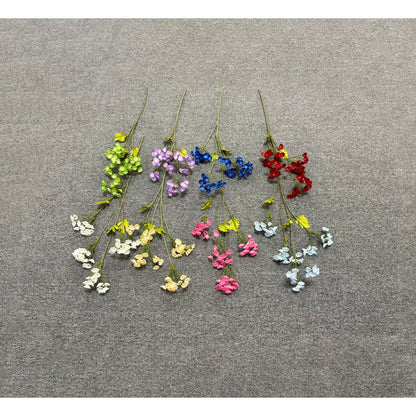 C54 FORGETMENOT Bunga Kain Sutra 78CM ARTIFICIAL BUNGA DEKORASI HIAS RUANGAN RUMAH KANTOR STUDIO
