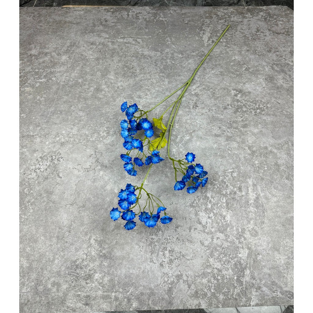 C54 FORGETMENOT Bunga Kain Sutra 78CM ARTIFICIAL BUNGA DEKORASI HIAS RUANGAN RUMAH KANTOR STUDIO