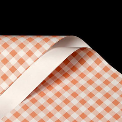 FL37 KOTAK KOTAK Kertas Bunga Paper Buket Motif Summer Plaid Kotak Kado Florist Cellophane