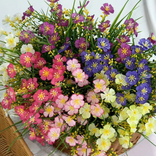 Bouquet bunga BKT 1014 HWA Bunga Krisan Artifisial Dekorasi Hiasan Seserahan Buket Palsu