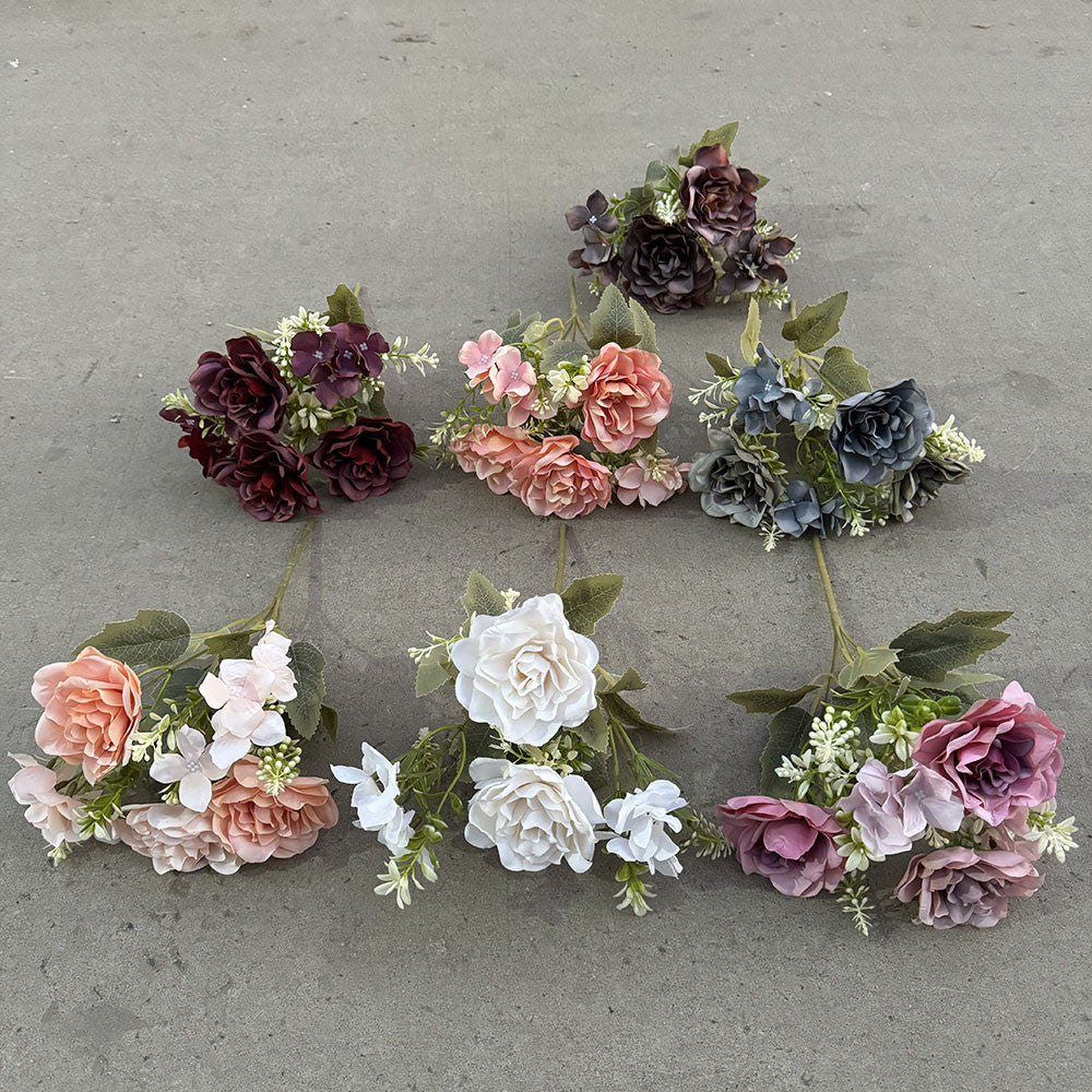 Bouquet bunga P120 AIYU Mawar Artifisial Dekorasi Hiasan Seserahan Buket Palsu