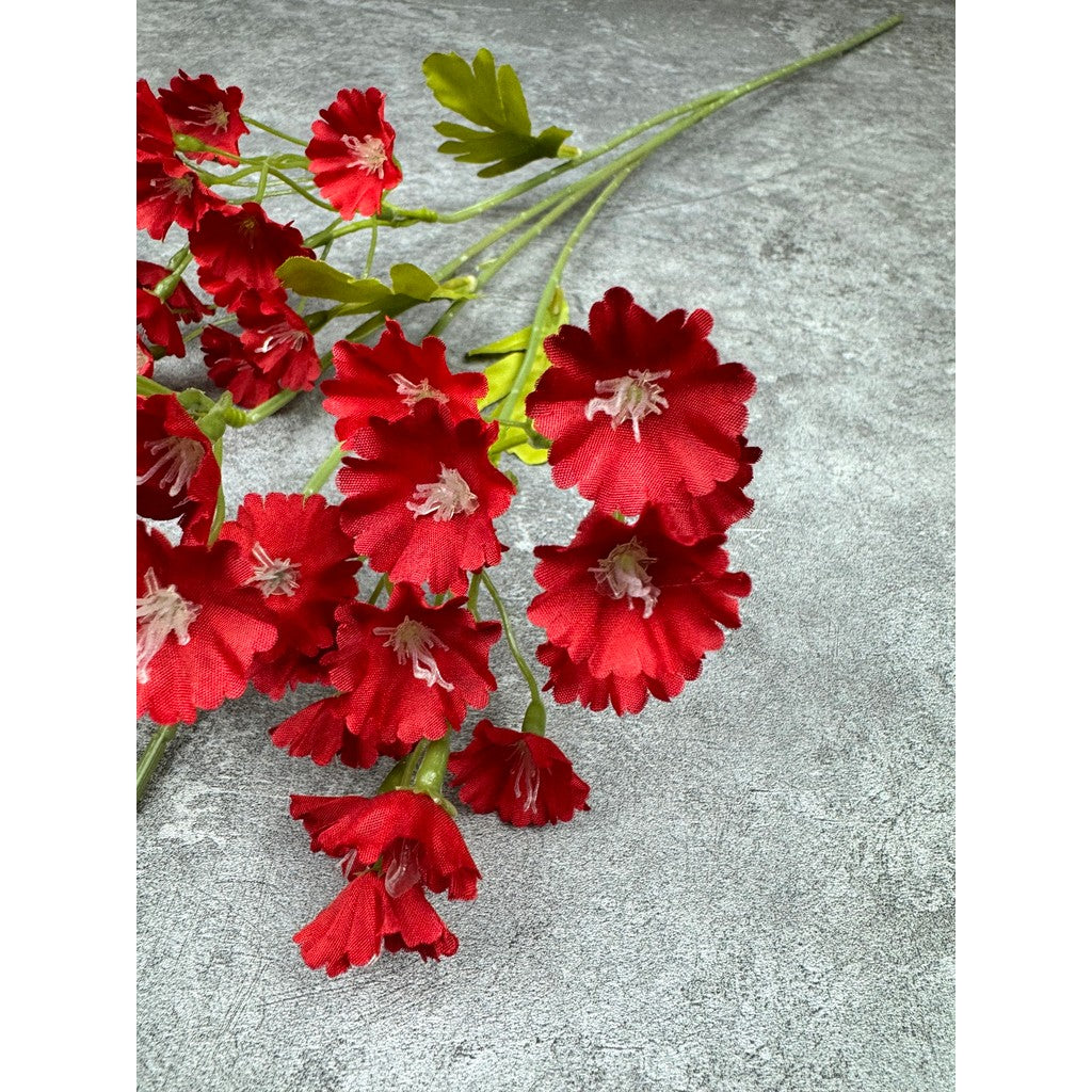 C54 FORGETMENOT Bunga Kain Sutra 78CM ARTIFICIAL BUNGA DEKORASI HIAS RUANGAN RUMAH KANTOR STUDIO