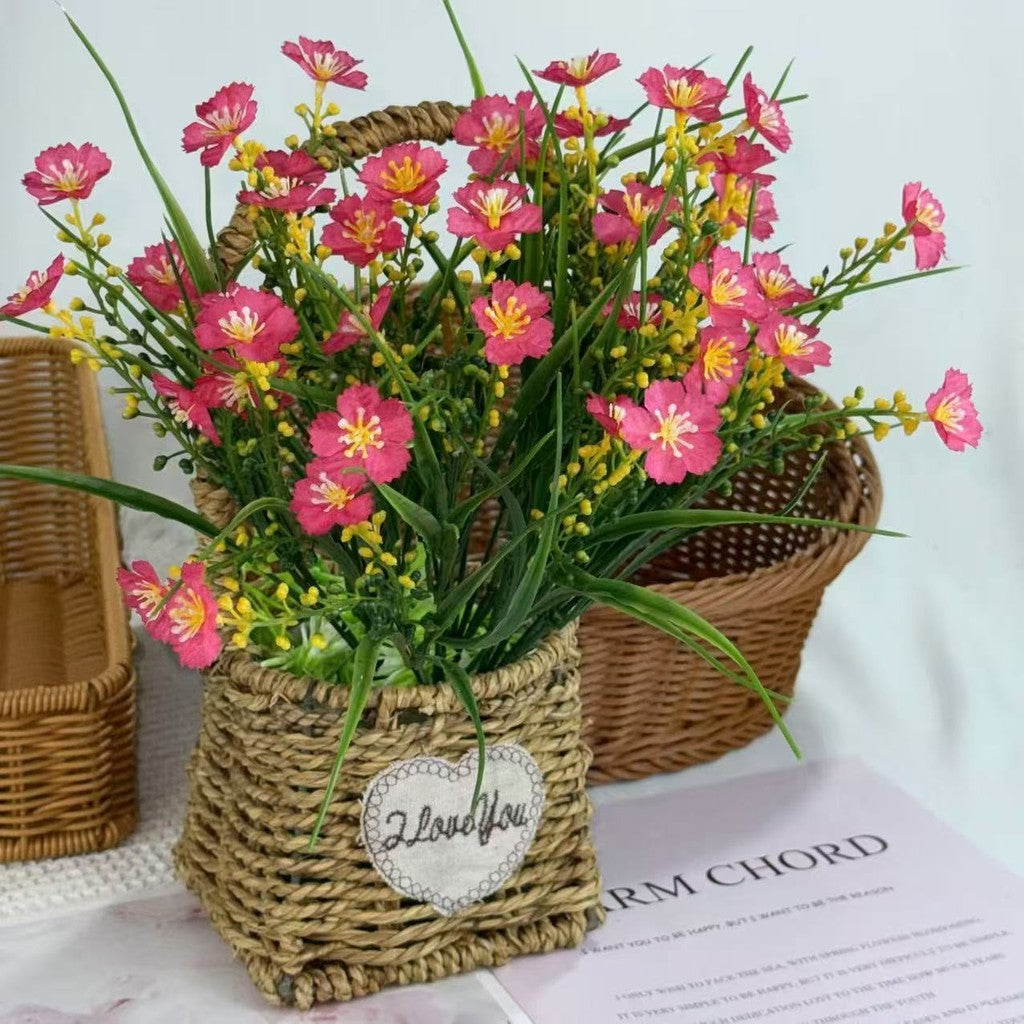 Bouquet bunga BKT 1014 HWA Bunga Krisan Artifisial Dekorasi Hiasan Seserahan Buket Palsu