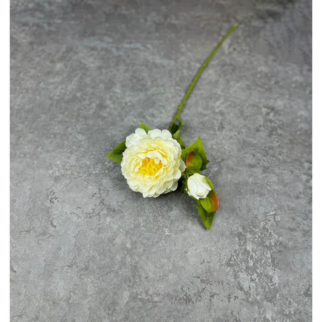 C48 JOANA (x2) Bunga Peony Kain Sutra 60CM ARTIFICIAL BUNGA DEKORASI HIAS RUANGAN RUMAH KANTOR STUDIO