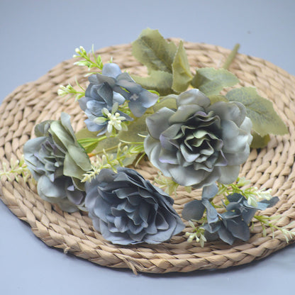 Bouquet bunga P120 AIYU Mawar Artifisial Dekorasi Hiasan Seserahan Buket Palsu