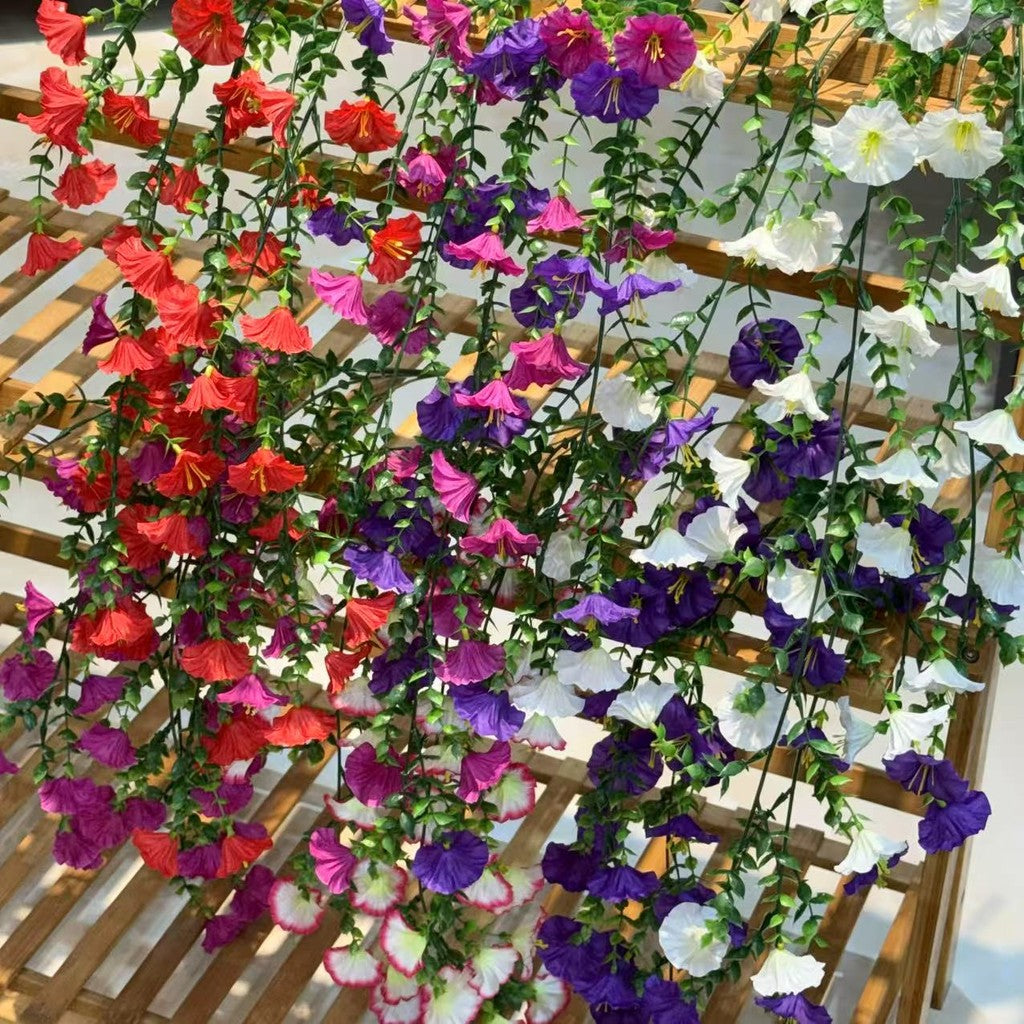 Bouquet bunga BKT 1024 MORNING GLORY VINE Bunga Gantung Juntai Artifisial Dekorasi Hiasan Seserahan Buket Palsu