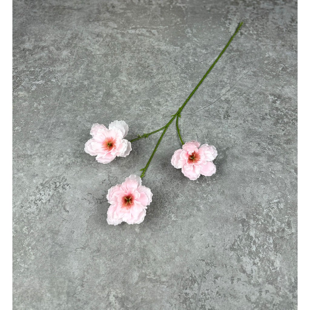 C41 HIBISCUS x3 BUNGA Peony 65CM Diameter 10cm ARTIFICIAL DEKORASI HIAS RUANGAN RUMAH KANTOR STUDIO