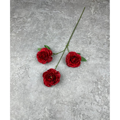 C42 DEW x3 BUNGA Peony 65CM Diameter 9cm ARTIFICIAL DEKORASI HIAS RUANGAN RUMAH KANTOR STUDIO