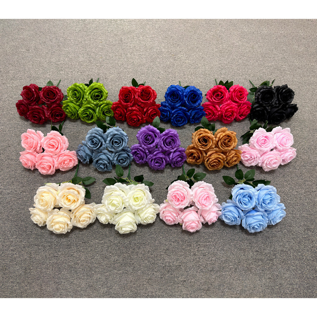 Bouquet bunga P130 KANA (x5) Mawar Artifisial Dekorasi Tanaman