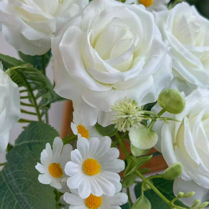 Bouquet bunga BKT 1046 MIZAM (x5) 7Cbg Bunga Mawar Artifisial Dekorasi Hiasan Seserahan Buket Palsu