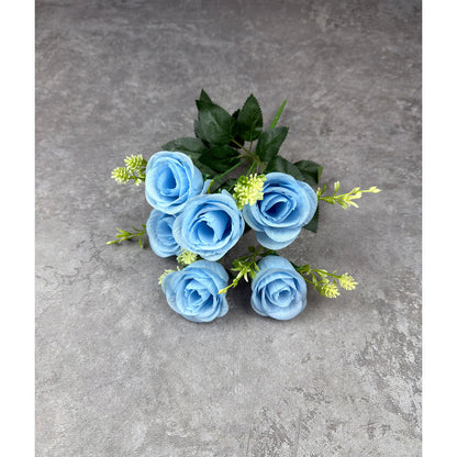 Bouquet bunga P134 PET (x6) ROSE PEARL Mutiara Artifisial Dekorasi Tanaman