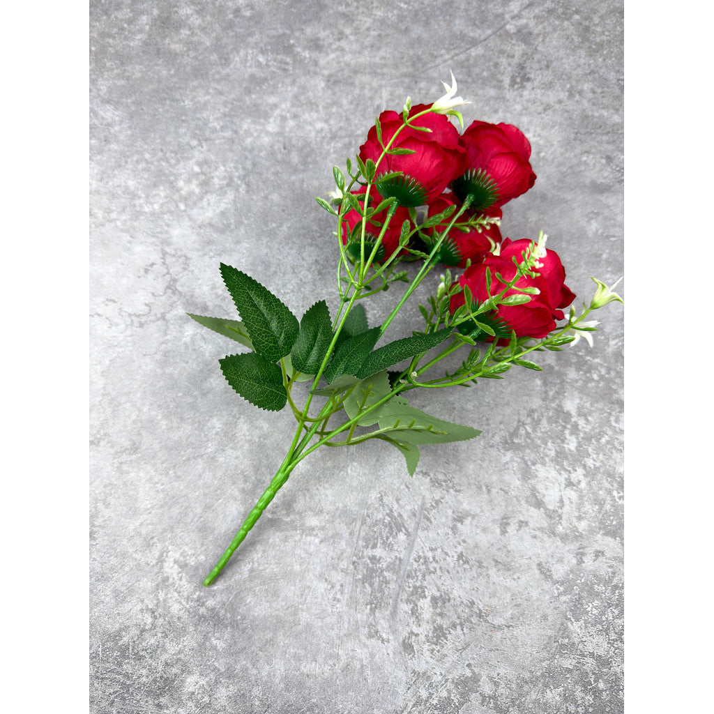 Bouquet bunga P133 YEO (x6) ROSE PEARL Mutiara Artifisial Dekorasi Tanaman