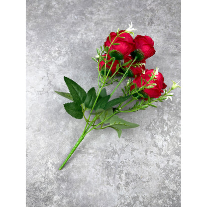 Bouquet bunga P133 YEO (x6) ROSE PEARL Mutiara Artifisial Dekorasi Tanaman