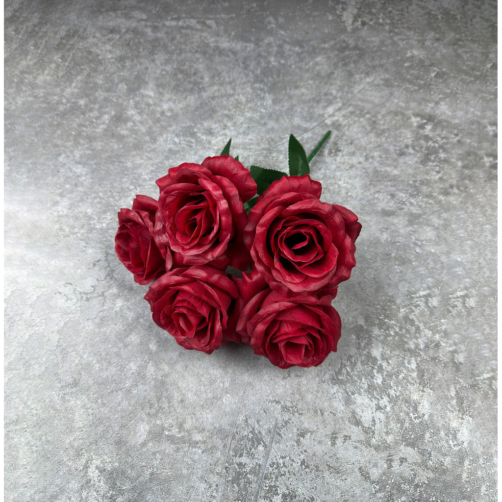 Bouquet bunga P130 KANA (x5) Mawar Artifisial Dekorasi Tanaman
