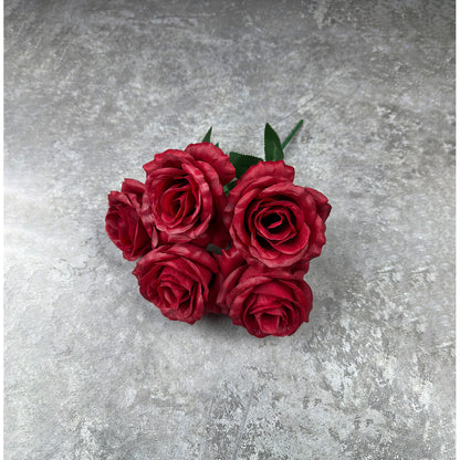 Bouquet bunga P130 KANA (x5) Mawar Artifisial Dekorasi Tanaman