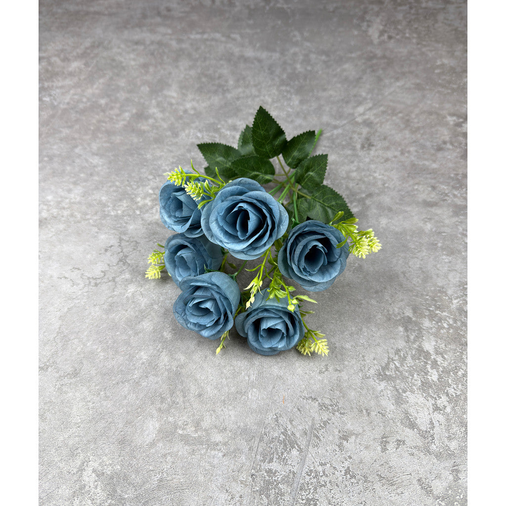 Bouquet bunga P134 PET (x6) ROSE PEARL Mutiara Artifisial Dekorasi Tanaman