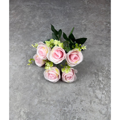 Bouquet bunga P134 PET (x6) ROSE PEARL Mutiara Artifisial Dekorasi Tanaman