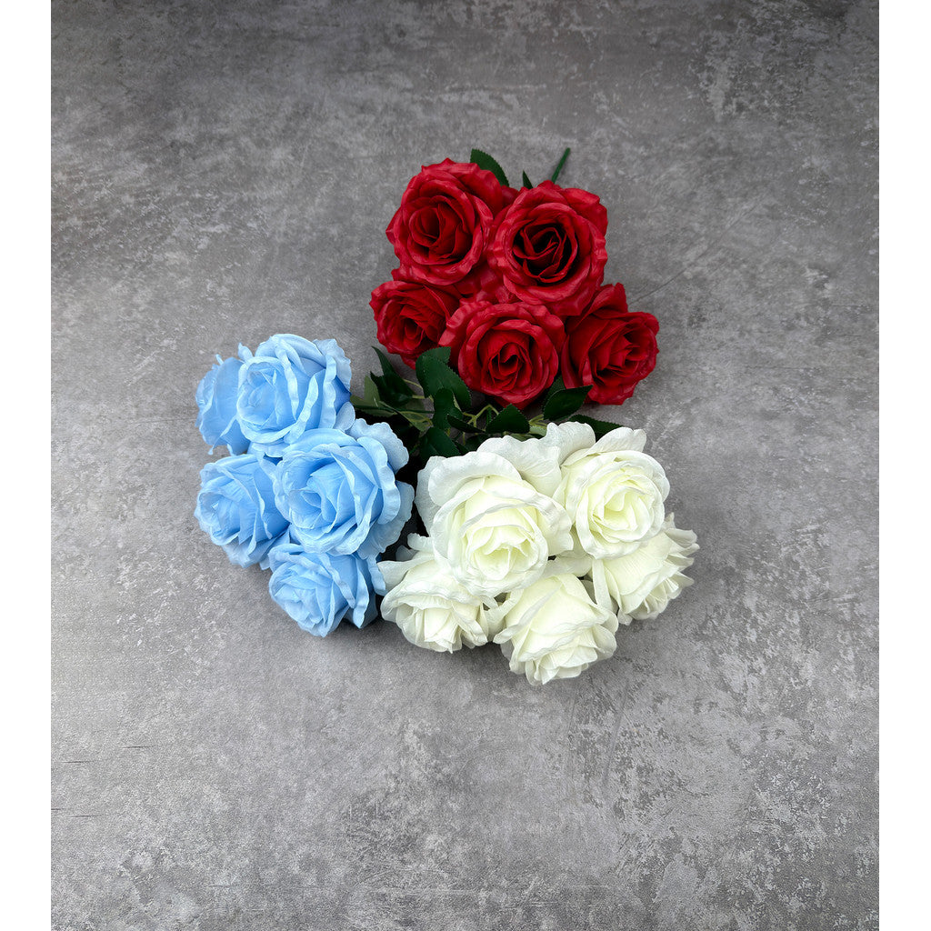 Bouquet bunga P130 KANA (x5) Mawar Artifisial Dekorasi Tanaman