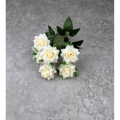 Bouquet bunga P135 CIP (x6) Mawar Lancip Artifisial Dekorasi Tanaman