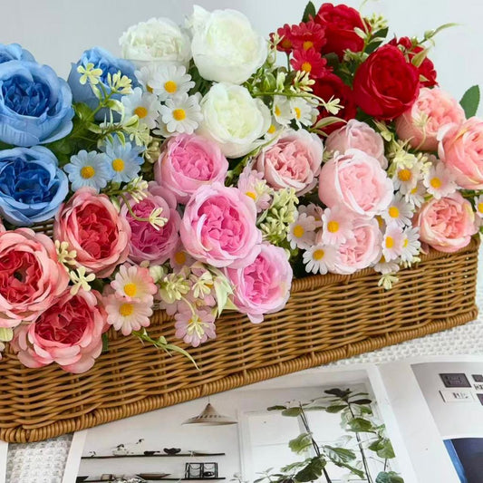 Bouquet bunga BKT 1048 MICUP (x4) 6Cbg Bunga Kuncup Artifisial Dekorasi Hiasan Seserahan Buket Palsu