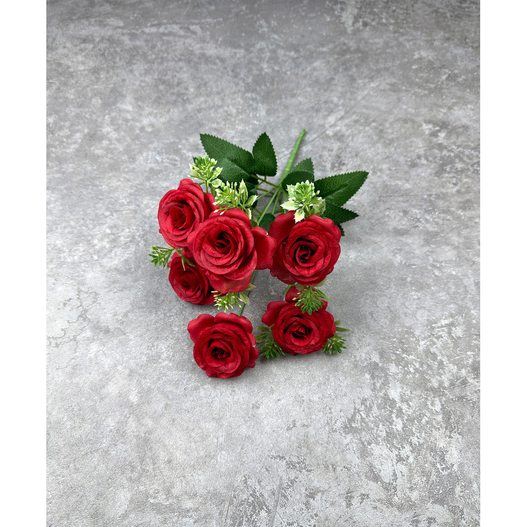 Bouquet bunga P137 JUNZI (x6) Mawar Artifisial Dekorasi Tanaman