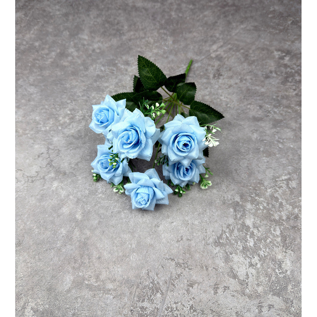Bouquet bunga P135 CIP (x6) Mawar Lancip Artifisial Dekorasi Tanaman