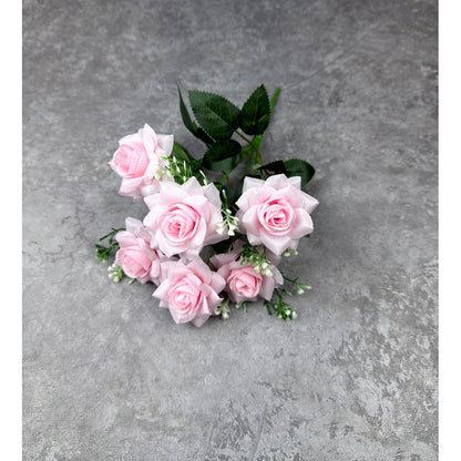 Bouquet bunga P135 CIP (x6) Mawar Lancip Artifisial Dekorasi Tanaman