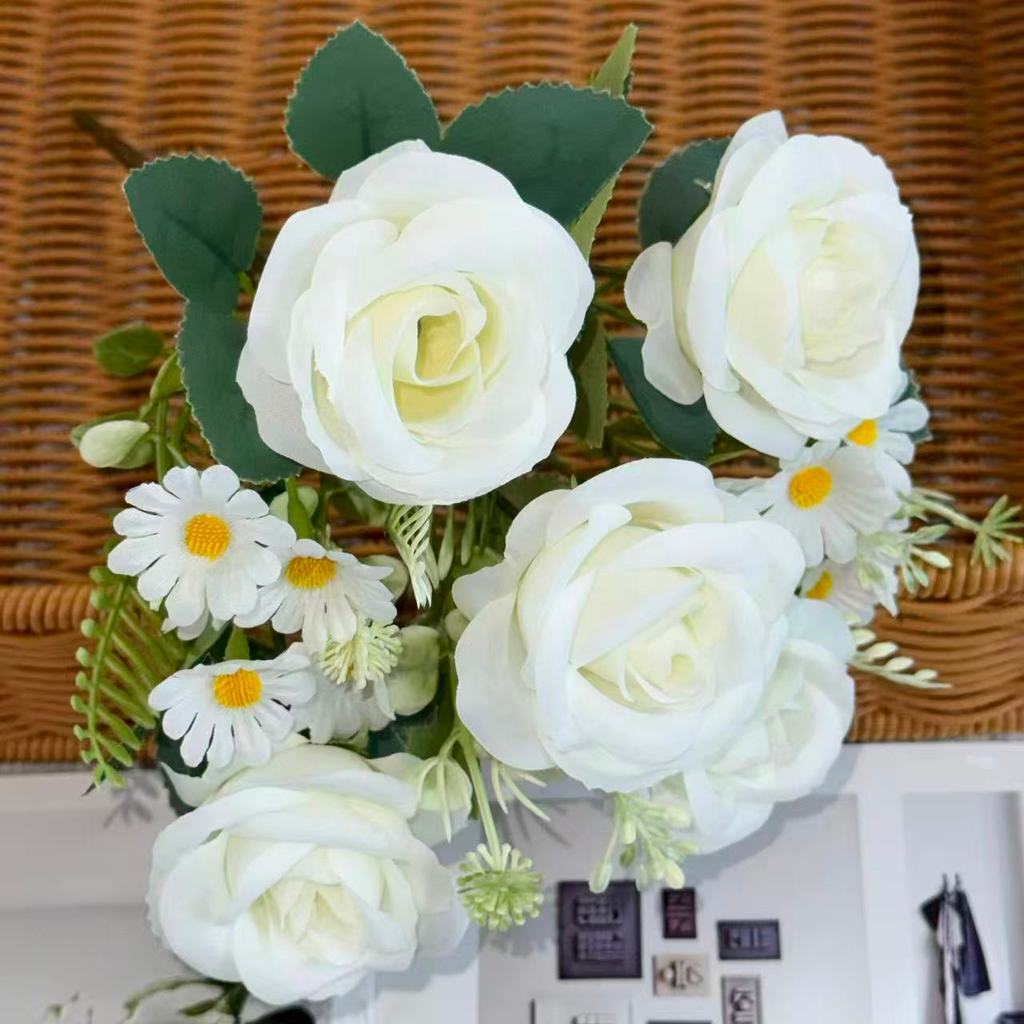 Bouquet bunga BKT 1050 MIROSE (x5) 7Cbg Bunga ROSE Artifisial Dekorasi Hiasan Seserahan Buket Palsu