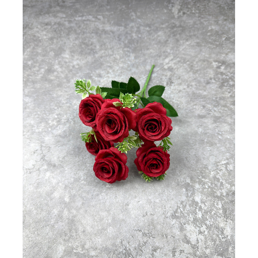 Bouquet bunga P137 JUNZI (x6) Mawar Artifisial Dekorasi Tanaman