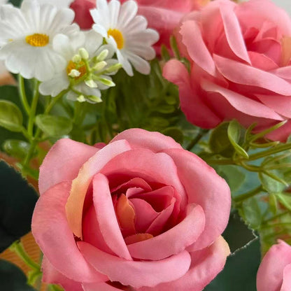 Bouquet bunga BKT 1050 MIROSE (x5) 7Cbg Bunga ROSE Artifisial Dekorasi Hiasan Seserahan Buket Palsu