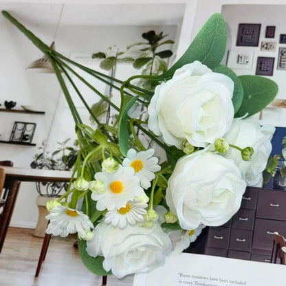 Bouquet bunga BKT 1051 LOWE (x4) 6Cbg Bunga ROSE Artifisial Dekorasi Hiasan Seserahan Buket Palsu