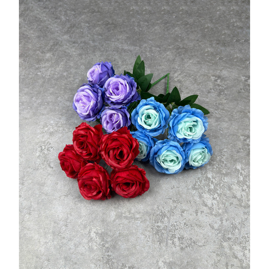 Bouquet bunga P136 XUEE (x5) Mawar Artifisial Dekorasi Tanaman