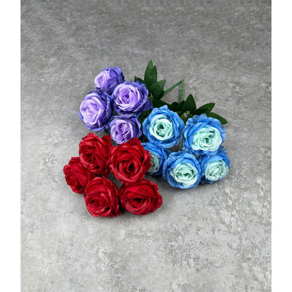 Bouquet bunga P136 XUEE (x5) Mawar Artifisial Dekorasi Tanaman