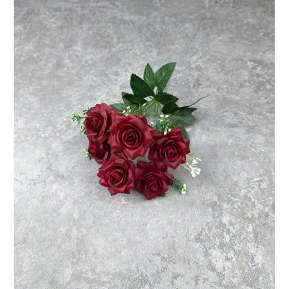 Bouquet bunga P135 CIP (x6) Mawar Lancip Artifisial Dekorasi Tanaman